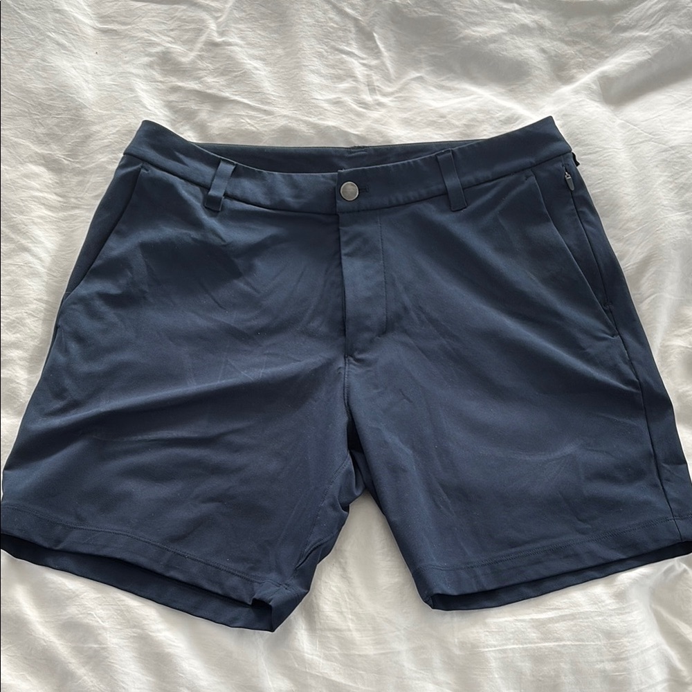 lululemon athletica Navy Blue Men's Flat Front Shorts